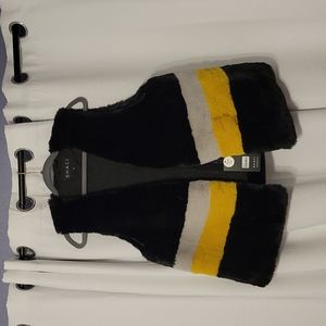 Faux fur vest